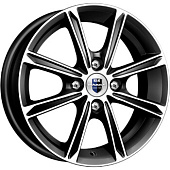 K&K Флэш 5x14 4*100 Et:43 Dia:60,1 алмаз черный