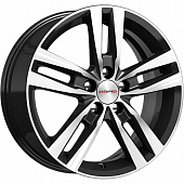 K&K Rassvet 6,5x16 5*105 Et:38 Dia:56,6 Дарк платинум