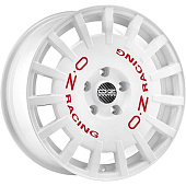 Oz Rally Racing 8x17 5*100 Et:48 Dia:68 Race White Red Lettering