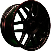 Pdw L5424 8,5x19 5*130 Et:38 Dia:66,6 Satin Black Red Lip