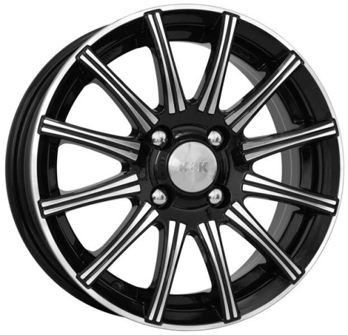K&K Сиеста 5x13 4*98 Et:38 Dia:58,6 алмаз черный