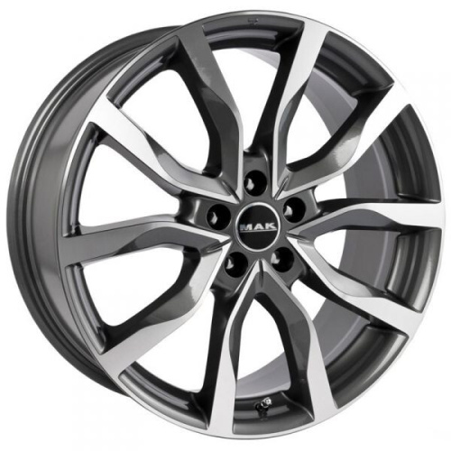 Mak Highlands 9x19 5*130 Et:50 Dia:71,6 Silver