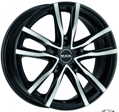 Mak Milano 7x17 5*114,3 Et:40 Dia:76,1 Black and Red