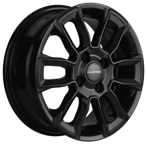 Khomen Khw1406 5,5x14 4*98 Et:35 Dia:58,5 Black-FP